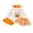 White, variant on Cjfdfy Newborn Baby Girl My First Halloween Outfit Pumpkin Letter Embroidered Long Sleeve Romper Plaid Skirt Bow Headband And Stockings Cute Mama's Little Pumpkin Letter Romper