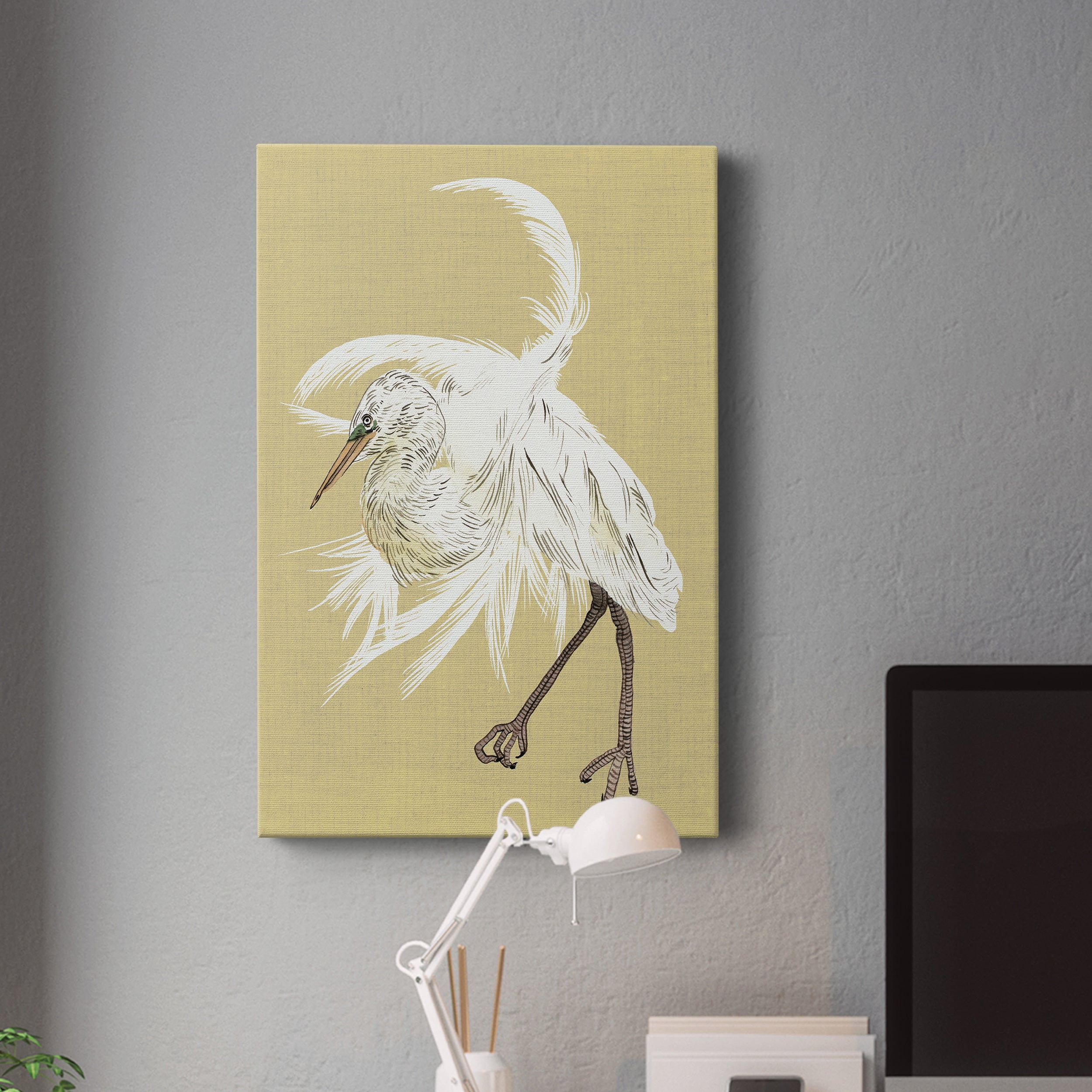 Heron Plumage VI Premium Gallery Wrapped Canvas - Ready to Hang