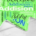 thumbnail image 3 of Custom Name Blanket for Kids Adults Personalized Blanket with Name Flannel Blanket Customized Name Blanket for Birthday Valentines Christmas Day (30x40, Pink), 3 of 6
