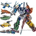 thumbnail image 1 of Figuras de acción 5 en 1 de gran tamaño NBK Anime Devastator, juguetes de transFormación, Robot, dinosaurio, KO GT, avión, regalo para niños y adultos, 1 of 4