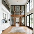 thumbnail image 4 of 16 Lights Rustic Wagon Wheel Chandelier,Farmhouse Pendant Light Fixture,Candle Wood Chandeliers for Dining Room Living Room Kitchen Entryway, 4 of 8