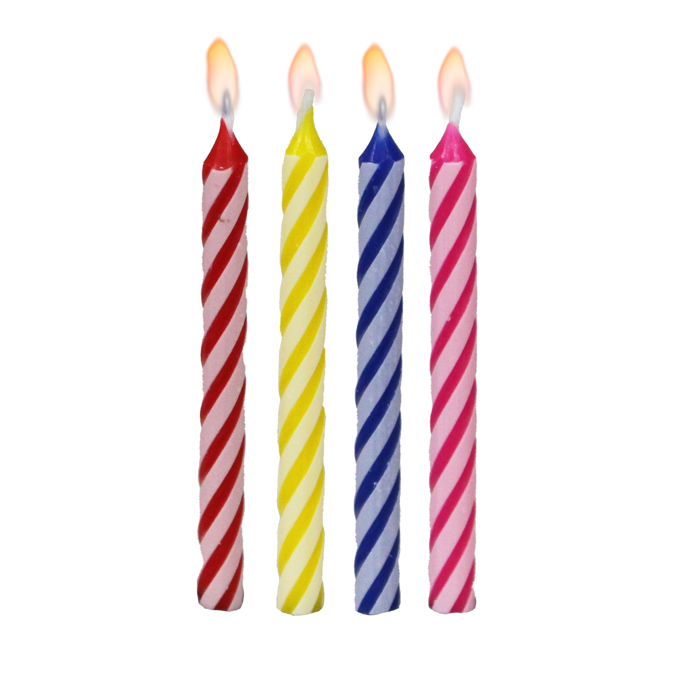 Multicolor Spiral Birthday Candles, 24 Count, by Way To Celebrate