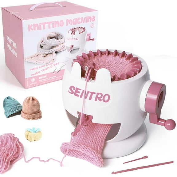 SALYWEE 22 Needle Smart Round Board Rotary Knitting Loom — DIY Creative Wool Weaving Machine for Adults, Children & Beginners