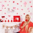 thumbnail image 4 of ShinYu Pegatinas de San Valentín para El Fondo de La Sala de Estar, Rosas Pintadas a Mano, Corazones, Pegatinas Decorativas de Pvc Autoadhesivas para La Pared., 4 of 6