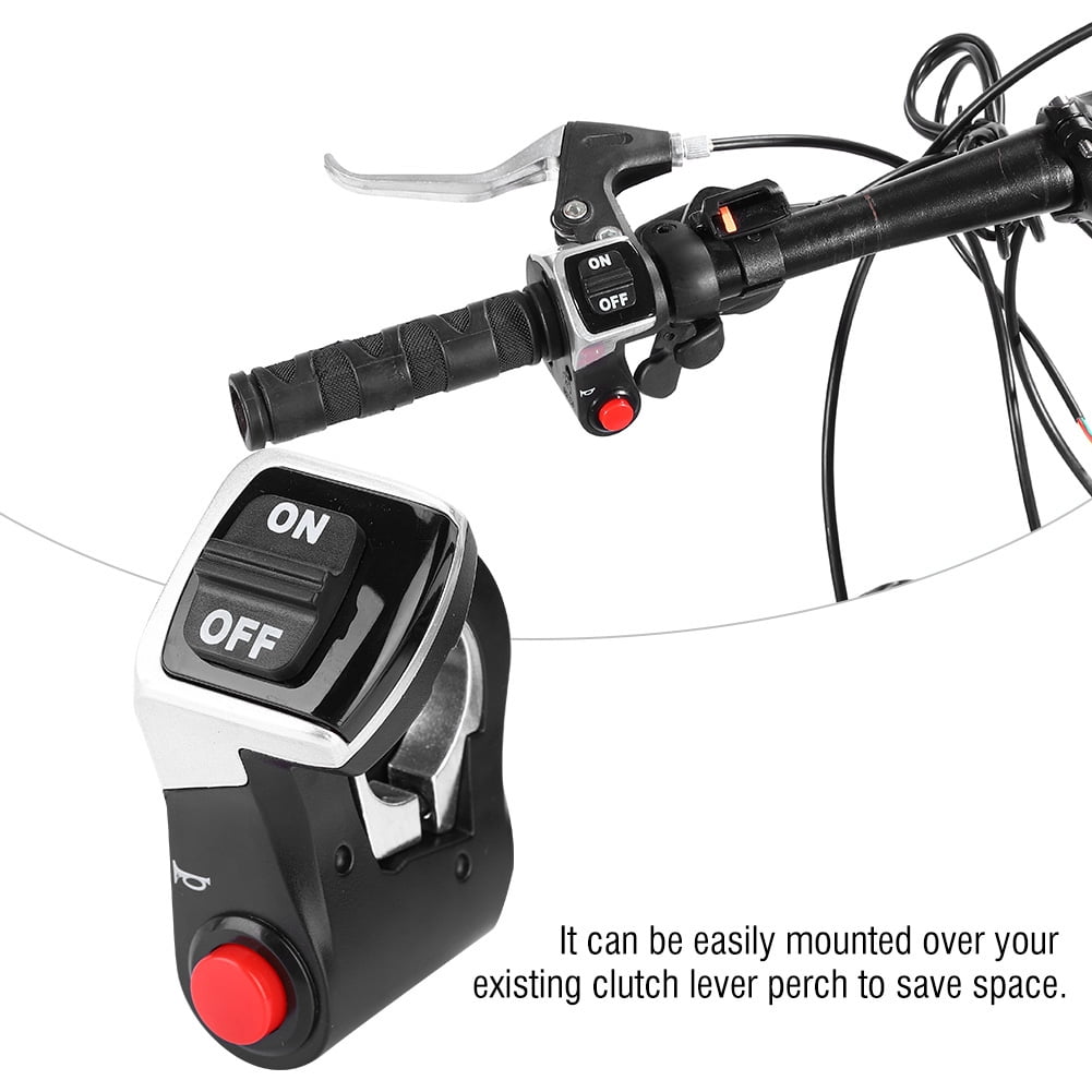 EZSPTO Electric Bike Switch, Easily Mount 2 In 1 Mountain Bike Switch