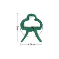 thumbnail image 2 of Clips de soporte para plantas de jardín, clips de soporte para plantas y flores suaves 4,5 x 6 cm, 20 unidades, 2 of 5