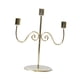 thumbnail image 5 of Candelabro cónico, candelabro de mesa de estilo retro, candelabros de 3 brazos para decoración de aniversario de chimenea de boda Oro, 5 of 8