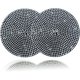 thumbnail image 1 of Posavasos para coche con diseño de Bling, paquete de 2 posavasos de silicona antideslizantes universales, regalo de diamantes de imitación, accesorios para coche (blanco), 1 of 5