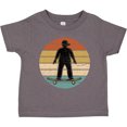 thumbnail image 3 of Inktastic Skateboarding Retro Sunset Skateboarder Boys Toddler T-Shirt, 3 of 5