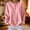 Pink, variant on Henley Shirts for Women Long Sleeve Button Down Waffle Knit Shirt Work Loose Casual Tops Army Green M