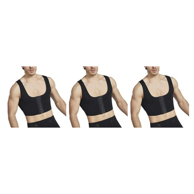 Sonducket Chalecos con forma de pecho para hombre, Control masculino, ginecomastia de mama, corsé corrector adelgazante profesional, sujetador Type3 NO3