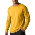 thumbnail image 2 of Samdudou Mens T Shirts Long Sleeve Crewneck Casual Basic Tees Everyday Layering Undershirts Lightweight Athletic Training Tops Classic Daily Workout Pullover Apparel, 2 of 6