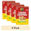 (4 pack) RITZ Cheese Crispers Four Cheese and Herb Chips, 7 oz
