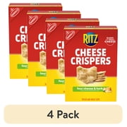 (4 pack) RITZ Cheese Crispers Four Cheese and Herb Chips, 7 oz