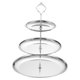 thumbnail image 1 of 1 Set Soporte para Cupcakes de 3 Niveles, Bandeja de Servicio Redonda de Acero Inoxidable para Cupcakes, Decoración para Mesa de Postres y Frutas, Exhibición para Fiesta de Cumpleaños, Plata, 1 of 6