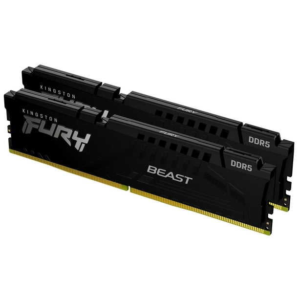 Memoria Gamer Kingston Fury Beast Negro DDR5 32GB Kit 6000MT/s Expo para Hombre multicolor