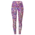 thumbnail image 4 of WILLBEST Pantalones de Yoga Con Estampado Mardi Para Mujer, Brillantes, de Cintura Alta, Largos, Para Entrenamiento, Cómodos, Elásticos, Para Correr y Gimnasio. Chica, 4 of 4