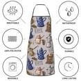 thumbnail image 6 of Pofeuu Antique Vintage Teapot Coffee Grinder Print Aprons with Pockets, Cute Aprons for Kitchen, Cooking, Server, Barber, Chef Apron, 6 of 7