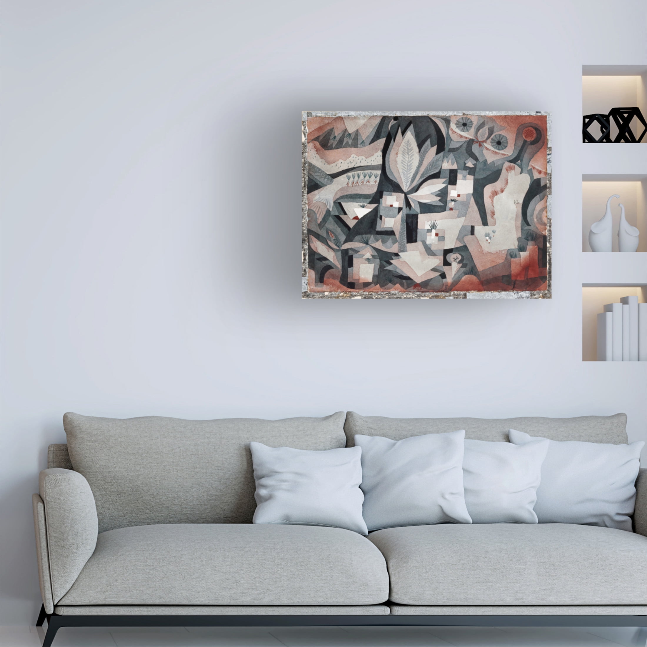 Trademark Fine Art Pictufy Dry Cooler Garden 1921 Canvas Wall Art