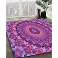 thumbnail image 2 of Ahgly Company Indoor Rectangle Patterned Medium Violet Red Pink Area Rugs, 3' x 5', 2 of 6