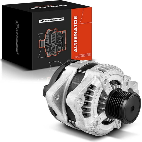 A-Premium Alternator Compatible with Lexus GS300 2006, GS350 2007-2011, IS250 Sedan 2010-2013, IS350 Sedan 2010-2013, 150 Amp 12V CW 7-Groove Pulley, Replace# 104210-2051