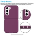 thumbnail image 5 of Galaxy S23 Cases, Sturdy Phone Case for Samsung Galaxy S23, Njjex Full-Body Shockproof Protection Heavy Duty Armor Hard Plastic & Shock Absorption Rubber Rugged Bumper 3-in-1 Case Cover - Burgundy, 5 of 7