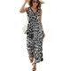 thumbnail image 1 of Vestido Largo Sin Mangas Para Mujer, Stripe Traje Informal Para Cumpleaños, Verano, 1 of 5