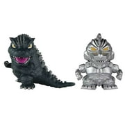 Bandai America Godzilla & Mechagodzilla Mini Figure, 2 Count