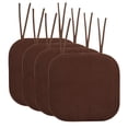 thumbnail image 1 of Cojín para silla Sweet Home Collection, espuma viscoelástica, 40 x 40 cm, paquete de 4 unidades, 1 of 5