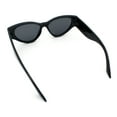 thumbnail image 5 of Womens Thick Temple Mod Cat Eye Plastic Fashion Sunglasses Black Gold - Black, 5 of 5