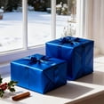 thumbnail image 4 of DEA Blue Wrapping Paper, Solid Color Matte Metal Gift Paper Roll - 17 Inch x 33 Feet, Gift Wrapping Paper for Christmas, Valentine's Day, Wedding, Birthday, 4 of 13