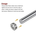 thumbnail image 4 of Uxcell 16mm Bore Set Screw Shaft Collars Aluminum Alloy, 26mm OD, 10mm Width 2 Pack, 4 of 5