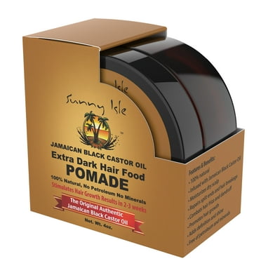 Sunny Isle Extra Dark Jamaican Black Castor Oil Hair Pomade, 4 Oz