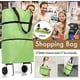 thumbnail image 2 of 2 in 1 Collapsibleo-Stage Zipper Grocery Cart with Wheels Shopping Bag (Black), 2 of 4