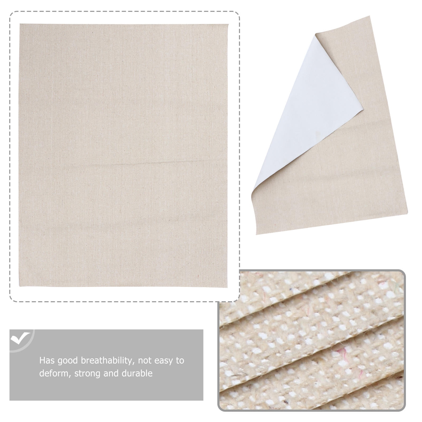 BESTYASH Waterproof Beige Artist Canvas Cotton Cloth Ideal for Oil Painting and Home Decor