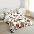 thumbnail image 3 of Castle Fairy Cowboys Boots Hat Full Size Comforter Sets,Vintage Aesthetic Bedding Sets, 3 of 8