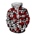 thumbnail image 3 of Sudadera con capucha con estampado 3D divertido del alfabeto para hombre, sudadera con capucha con gráfico de dibujos animados de anime, ropa informal juvenil y vitalidad, 3 of 5
