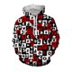 thumbnail image 3 of Sudadera con capucha con estampado 3D divertido del alfabeto para hombre, sudadera con capucha con gráfico de dibujos animados de anime, ropa informal juvenil y vitalidad, 3 of 5