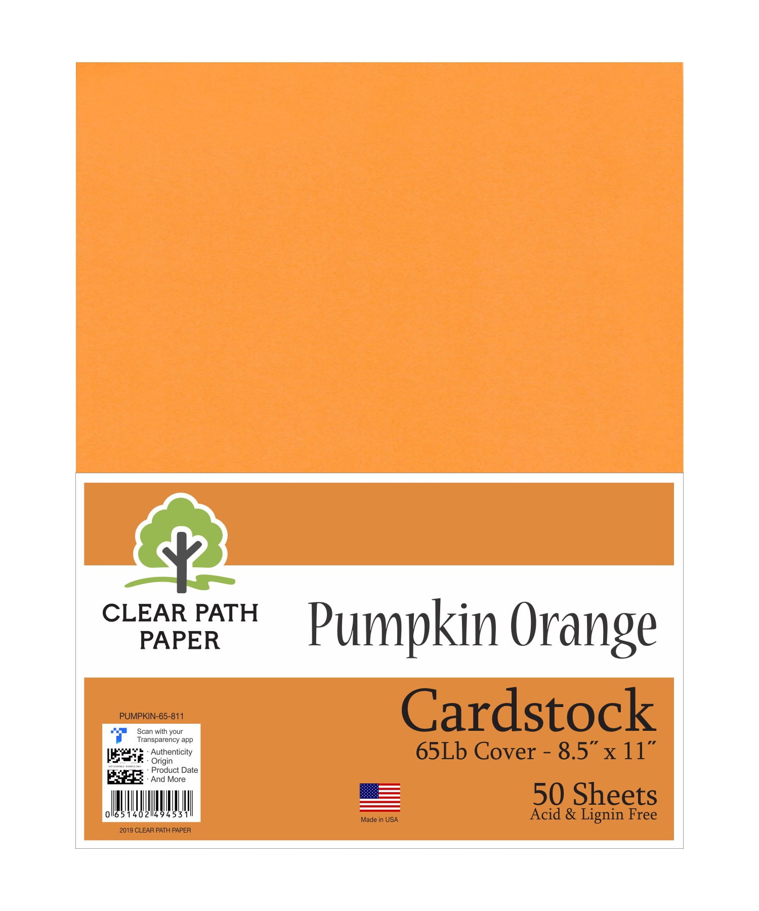 Card Stock 50 Sheets Clear Path Paper 8.5 x 11 inch 65Lb Cover Gray Parchment Cardstock Arts