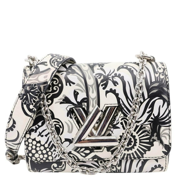 Pre-Owned Louis Vuitton Twist PM Floral Epi Leather Crossbody Bag White