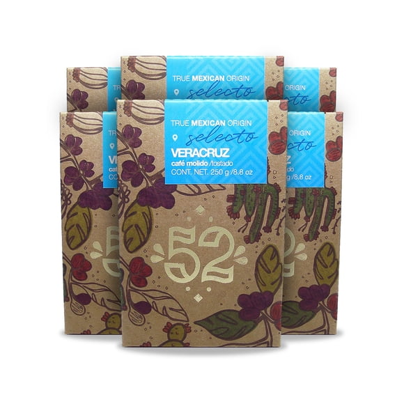 Café Artesanal 52 SELECTO Veracruz Pack de 6 - Molido
