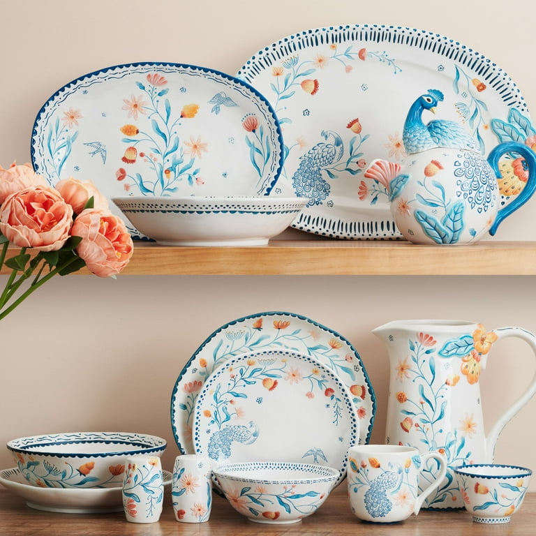 Fitz and Floyd Gracie 12-Piece White Earthenware Tableware Set