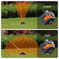 thumbnail image 5 of Lawn Sprinkler 19 Hole Nozzles 4 Spray Modes for Yard, Garden Water Oscillating Sprinkler with Spray Jet Cleaning Needle, 5 of 9