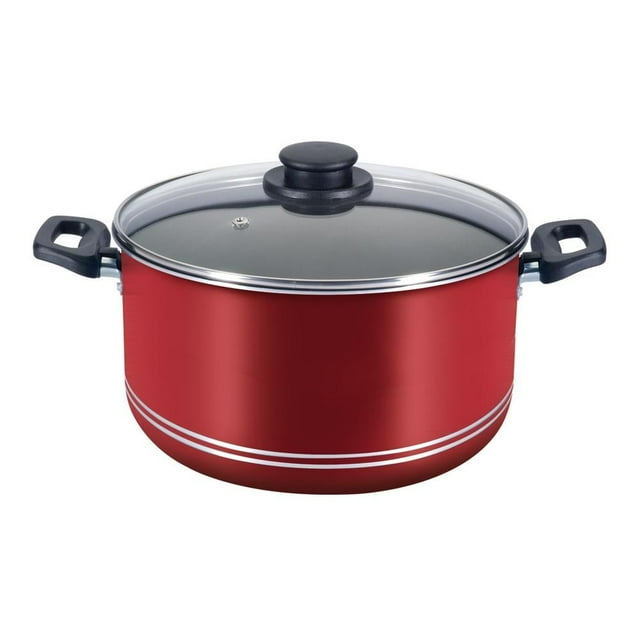 Olla con Tapa Ekco de 22 cm Roja