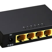 Network Switch /Internet Splitter/5 Ports/ Ethernet Switcher Adapter Game Network Switch for Homes