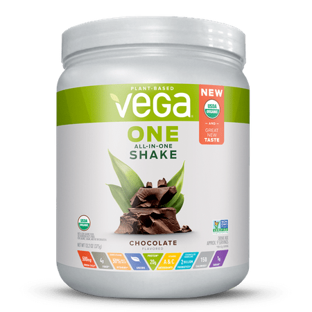 Vega One Organic All in One Shake, Chocolate 13.2 oz, 9