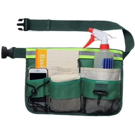 cueiha 7 Garden Tool Bags with Reflective Strips, Adjustable Hanging ...