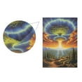thumbnail image 3 of Alien Mushroom Cloud Garden Flag 28x40 inch Double Sided Outside Yard Decorations for Home Outdoor, 3 of 6