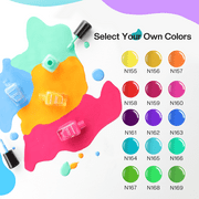 Morovan Nail Polish Set:15 Bright Color 0.25oz Quick Dry DIY Nail Art at Home Nail Polish Gift Set for Women