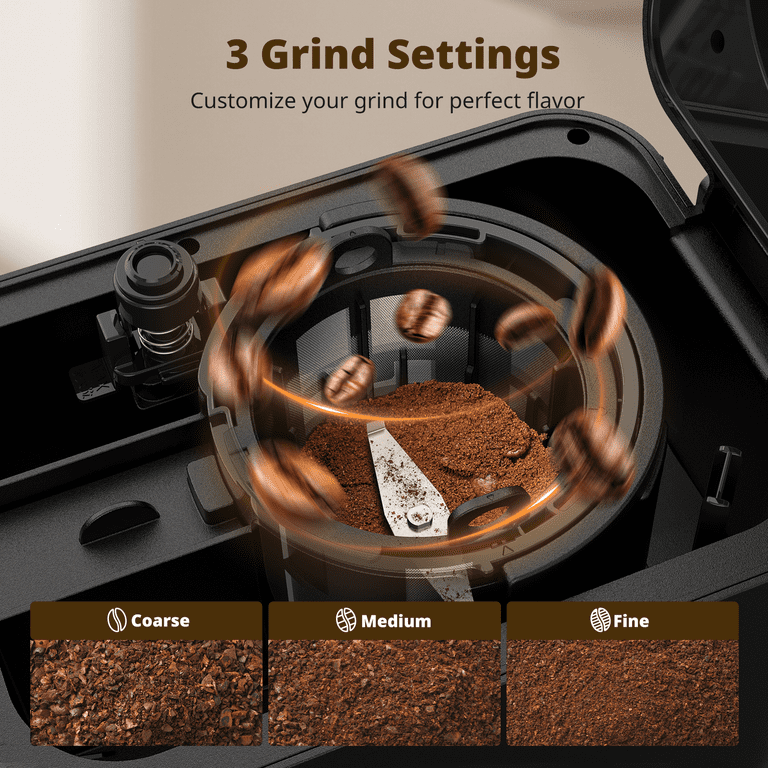5-Cup Grind and Brew Coffee Maker with Programmable Timer photo 5